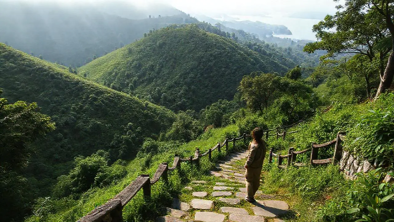 Paisaje tranquilo, natural y sereno