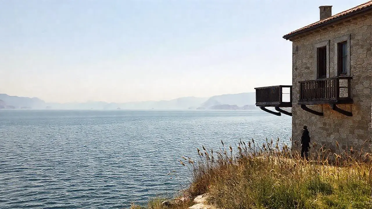 Paisaje sereno, vasto y silencioso