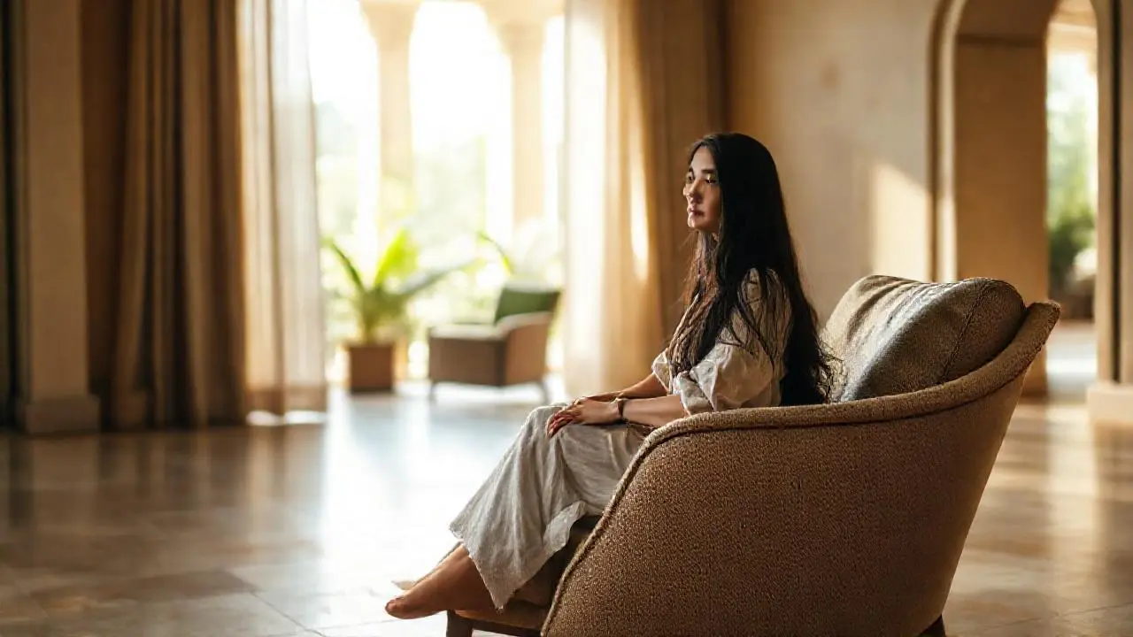 Calma y lujo en un espacio sereno