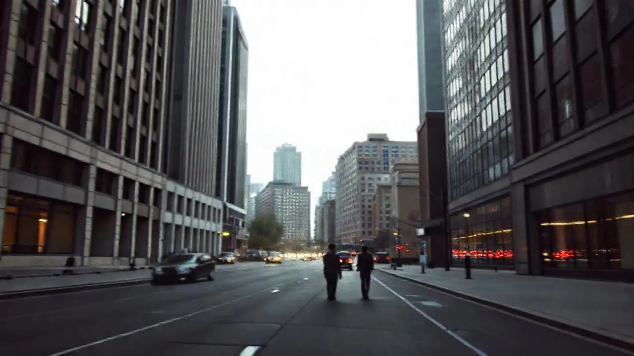 Ciudad urbana, amplia y ligeramente melancólica