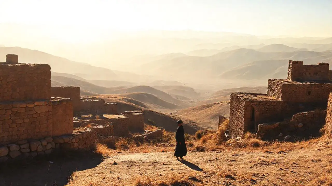 Paisaje andino vasto, sereno y natural