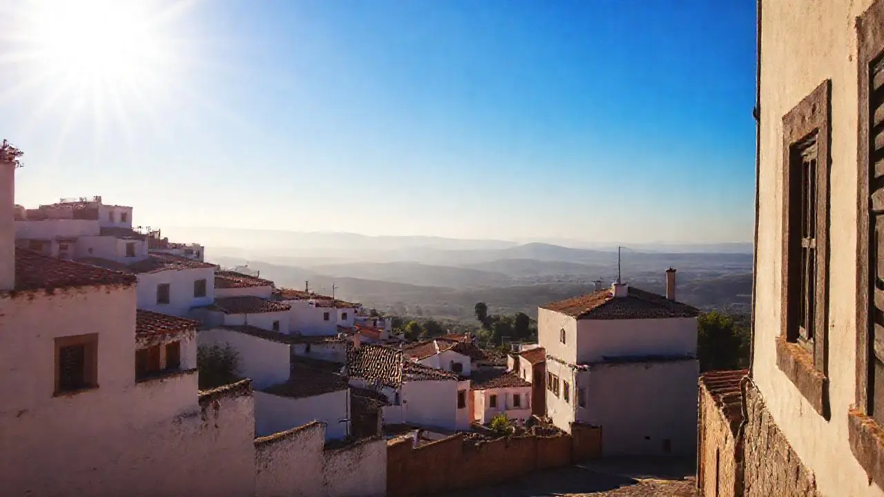 Paz rural, luz cálida y atmósfera serena