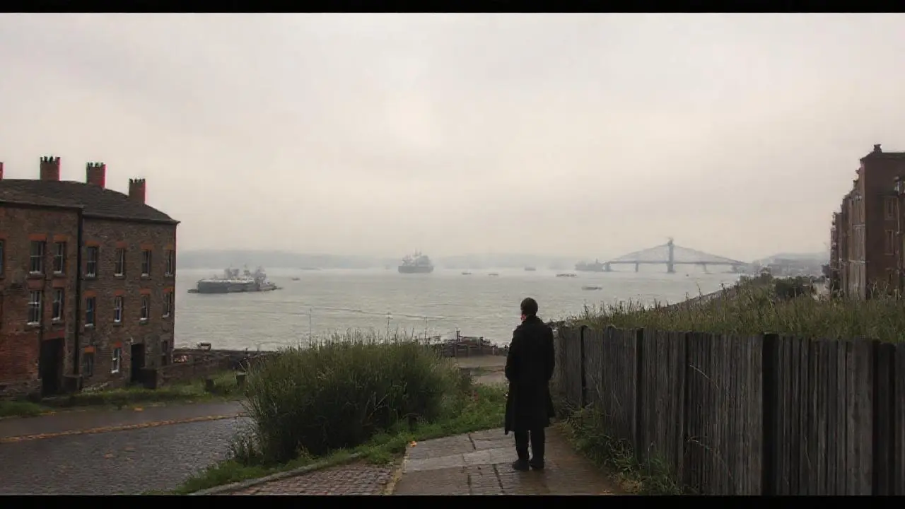 Paisaje tranquilo, difuminado y melancólico