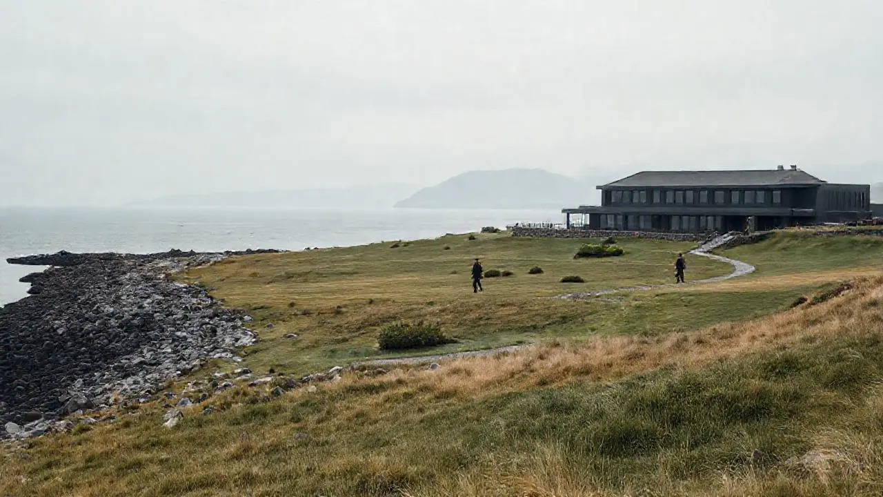 Paisaje tranquilo y vasto, ligeramente difuminado
