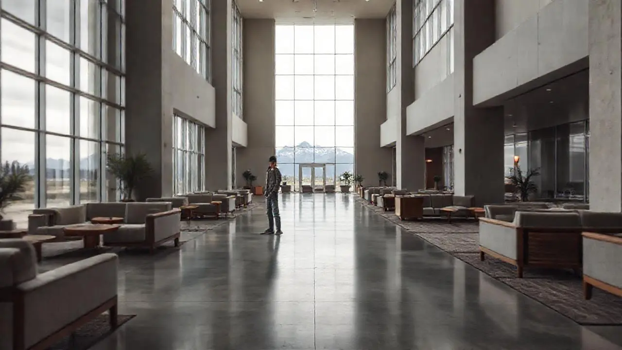 Ambiente sereno, espacioso y minimalista