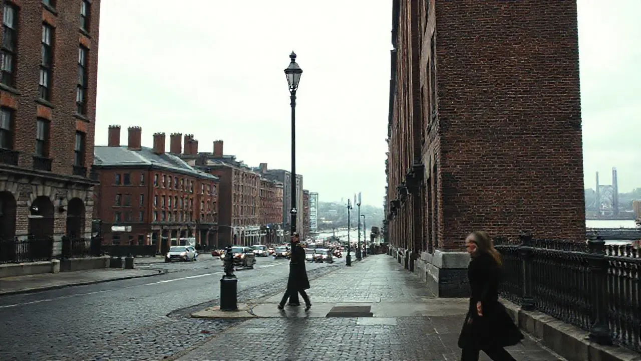 Ciudad urbana, melancólica y detallada