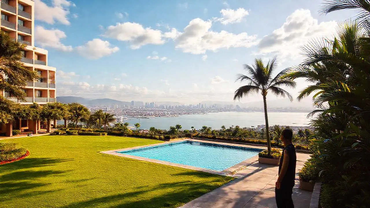 Escena relajante, amplia y luminosa