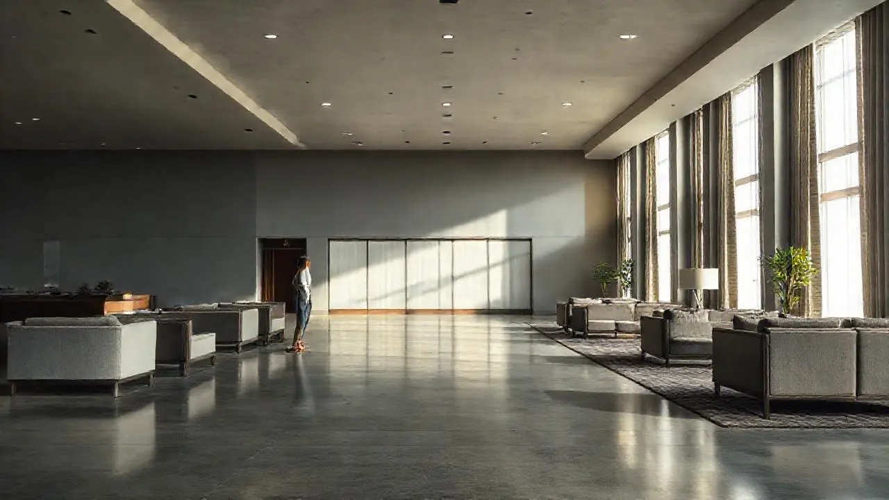 Ambiente tranquilo y elegante, lleno de luz