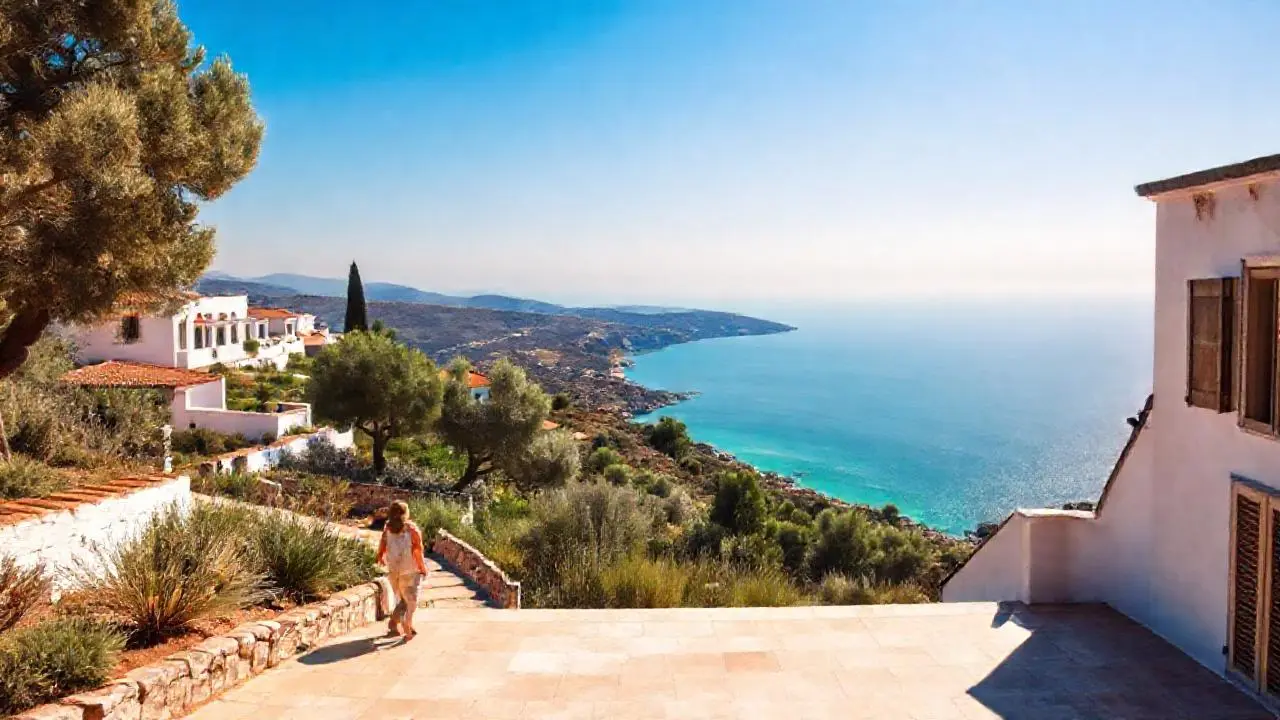 Paz y luz en una villa mediterránea