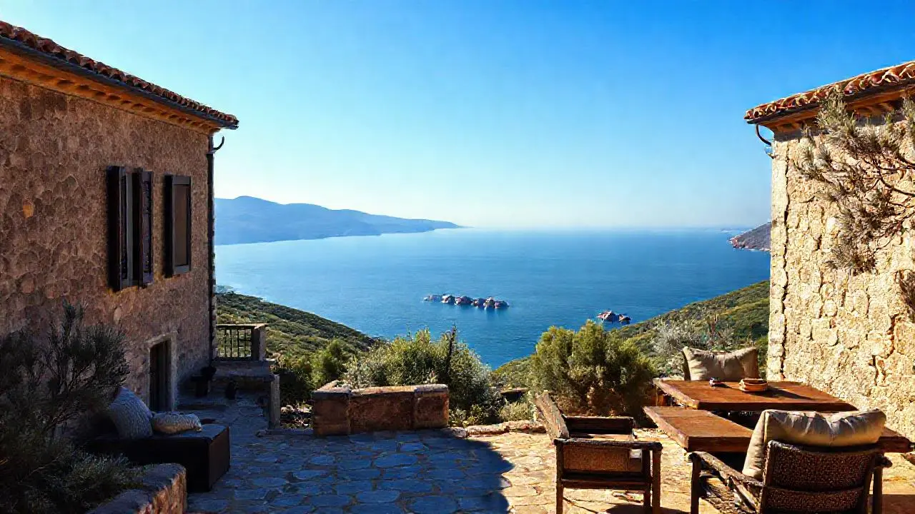 Paz mediterránea, luz y serenidad natural