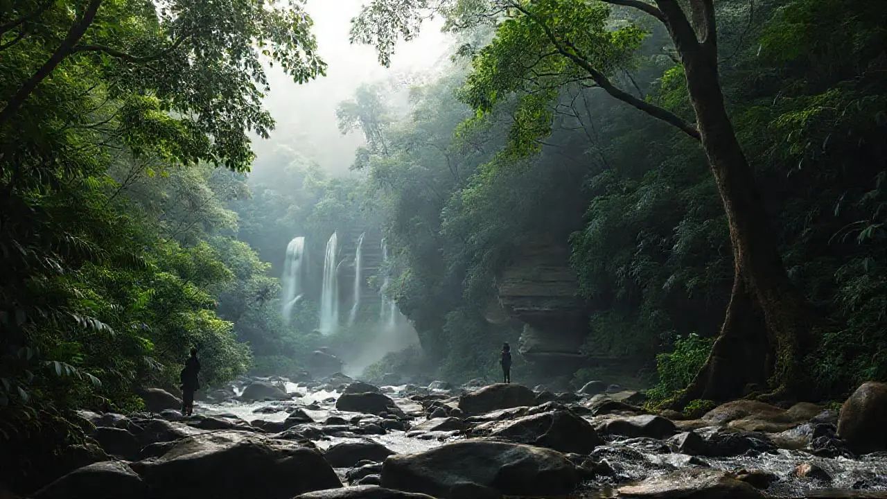 Selva exuberante, húmeda y misteriosa