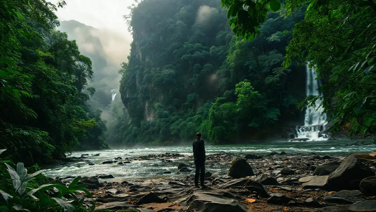 Selva exuberante, misteriosa y a gran escala