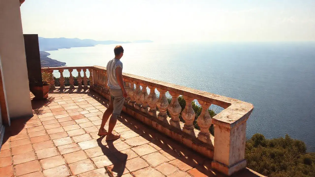 Paz y luz en un paisaje costero