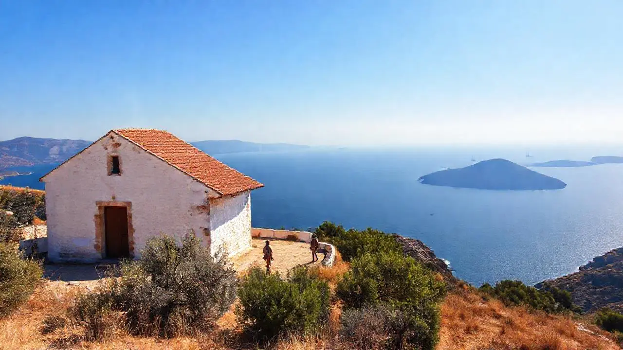 Paz serena en un paisaje mediterráneo