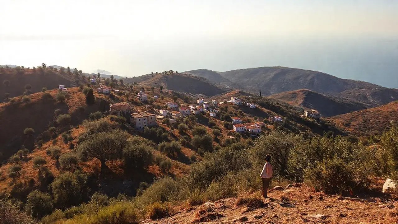 Paz y luz en un paisaje mediterráneo