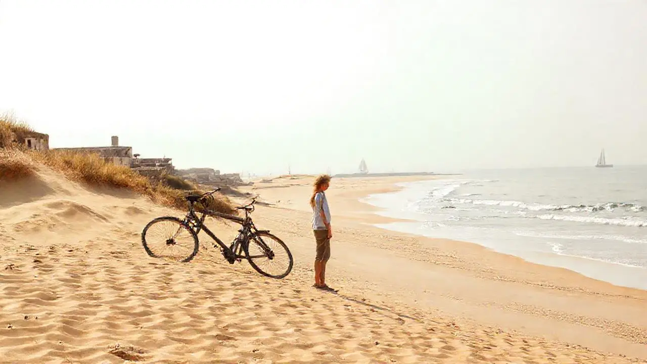 Paisaje costero sereno y luminoso