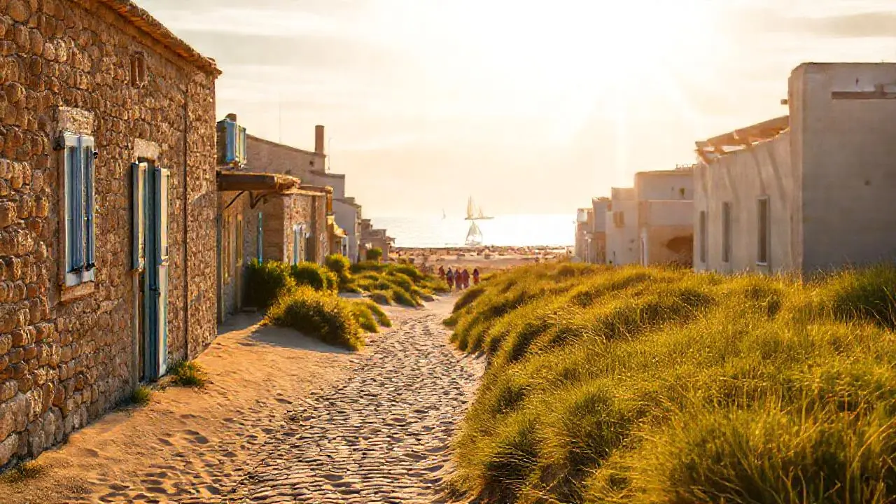 Paz rural, luz suave y horizonte amplio