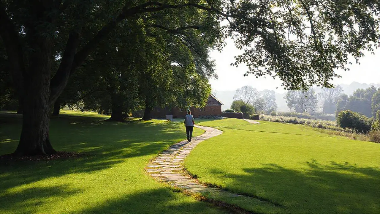 Paz natural, luz suave y profundidad