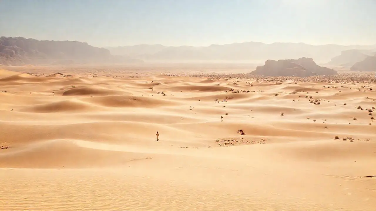 Inmensa y silenciosa belleza desértica