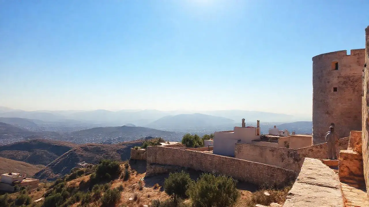 Paisaje mediterráneo sereno y amplio