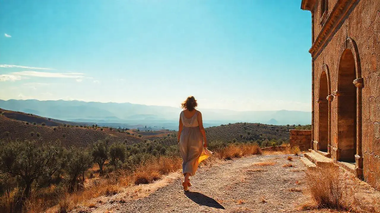 Paz serena en un paisaje mediterráneo