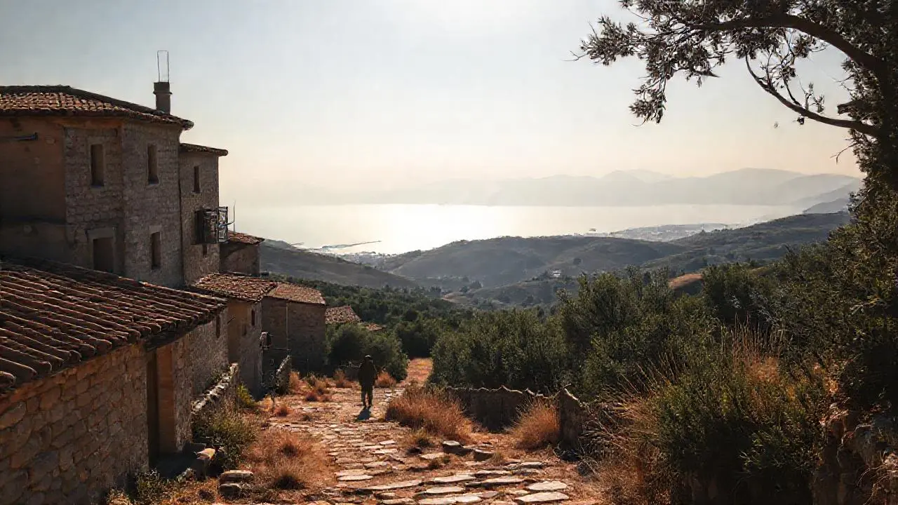 Paz rural, luz suave, eterno paisaje