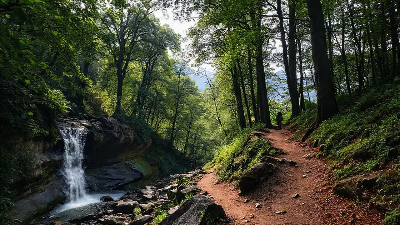 Un paisaje natural sereno y detallado