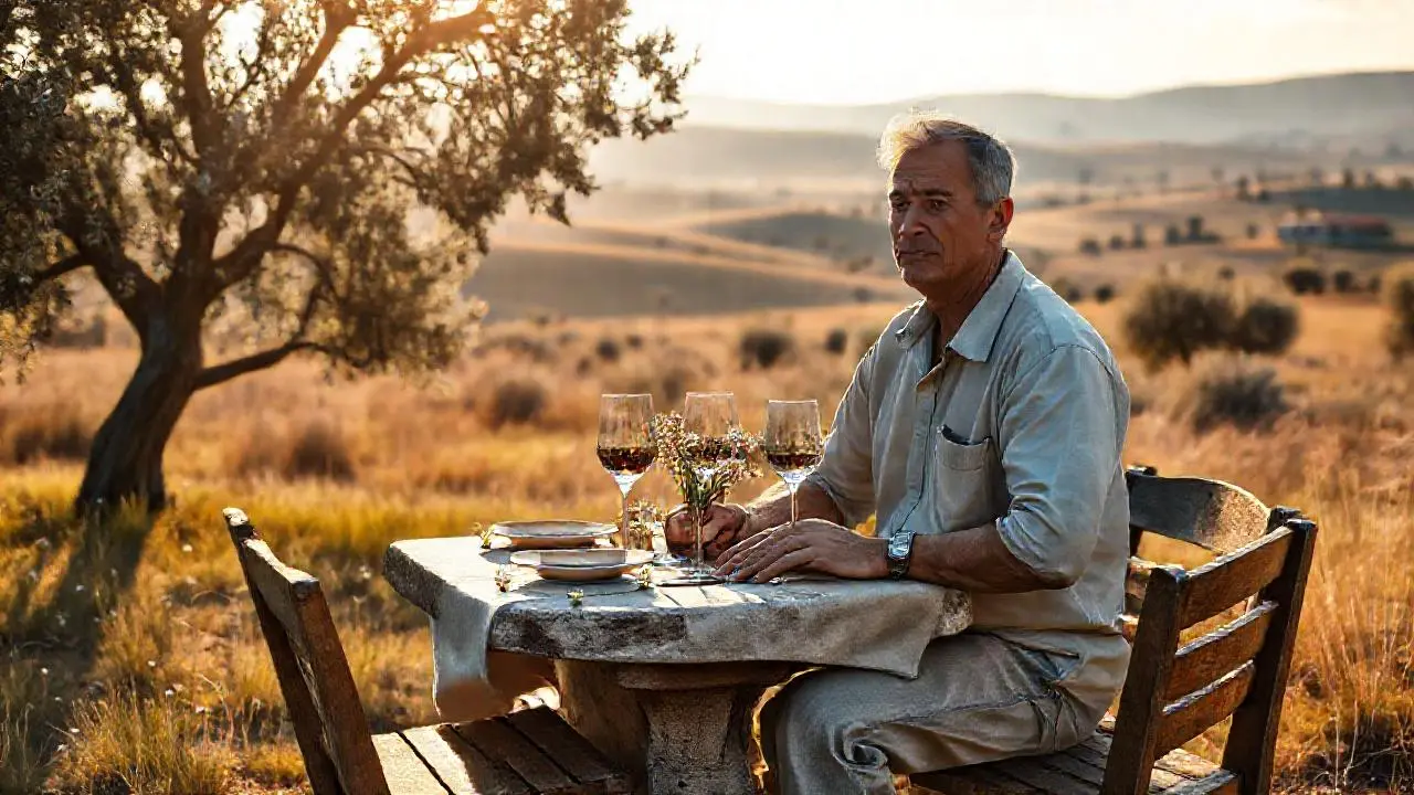 Paz rural, luz cálida y serenidad