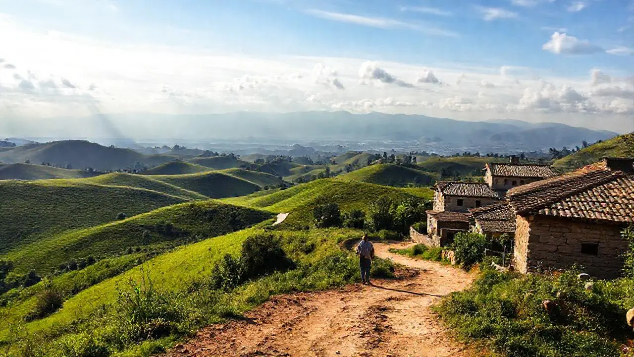 Paisaje rural tranquilo y evocador