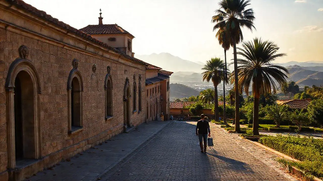 Paz serena en un paisaje mediterráneo