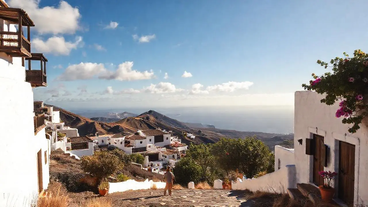 Paz canaria, luz cálida y tranquila
