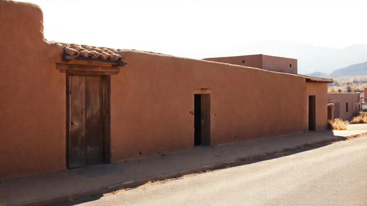 Escena tranquila, rural y ligeramente desvanecida