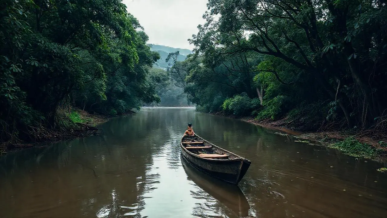 Selva húmeda, tranquila y vasta