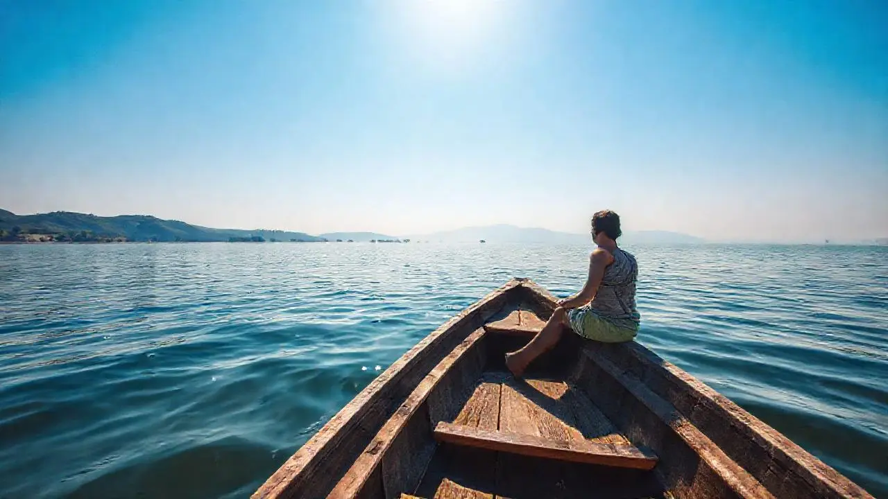Paz serena en un paisaje natural