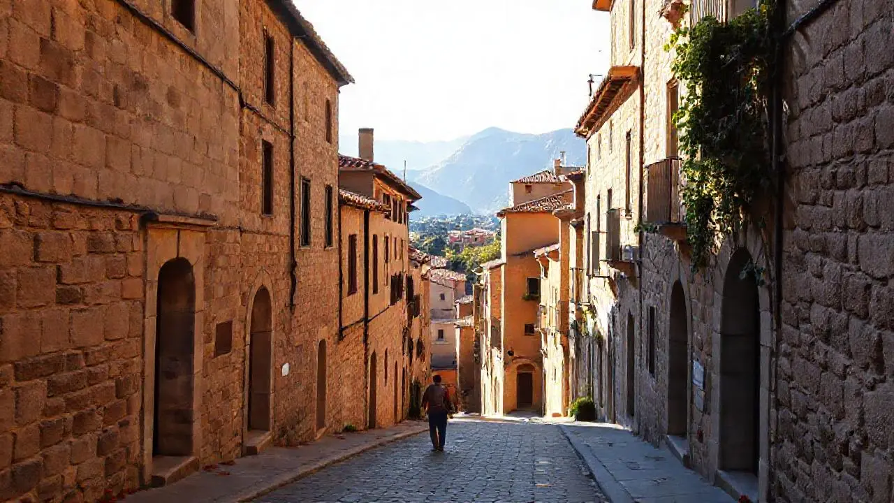 Pueblo antiguo, tranquilo y lleno de historia
