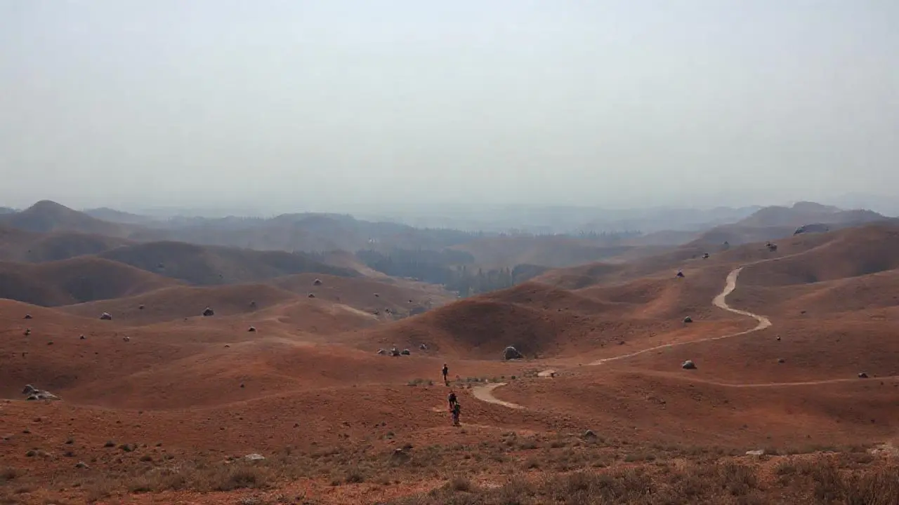 Paisaje vasto, sereno y silencioso