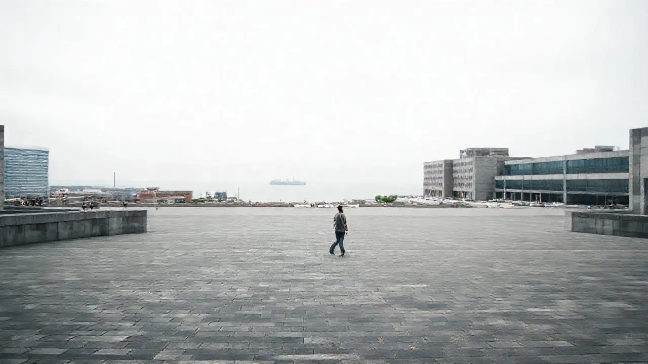 Urbano, gris, amplio y sereno