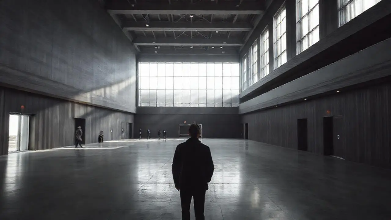 Ambiente amplio, sereno y ligeramente difuso