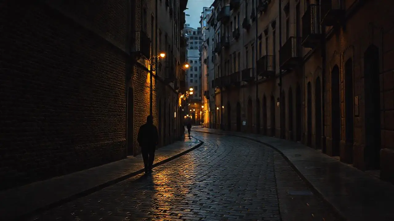 Ciudad antigua, misteriosa y melancólica