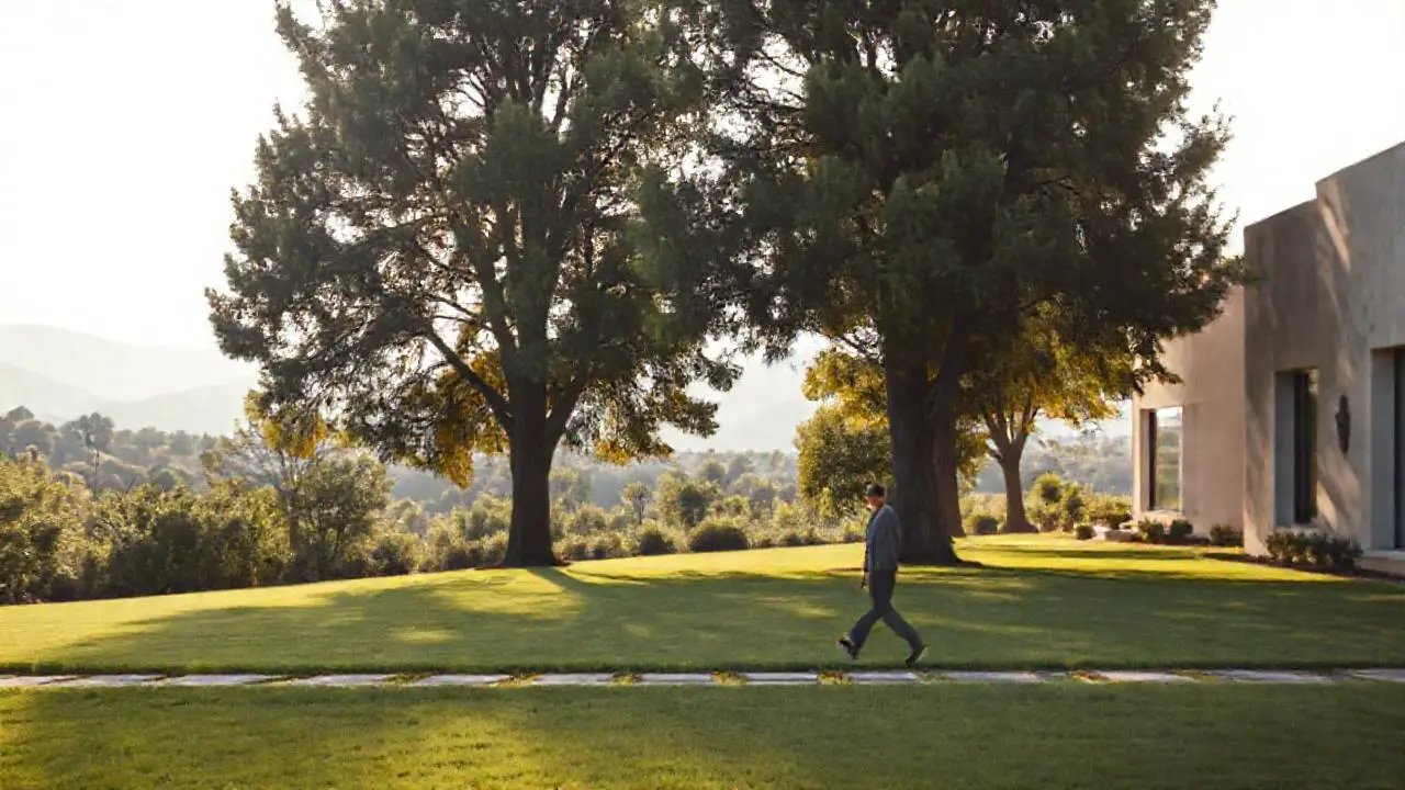 Paz y serenidad en un paisaje natural