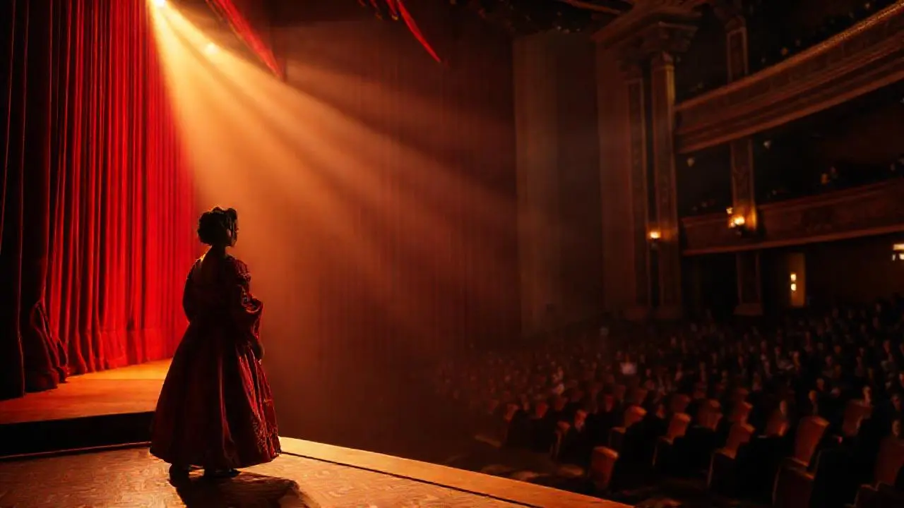 Escenario teatral profundo, rico y visualmente expansivo