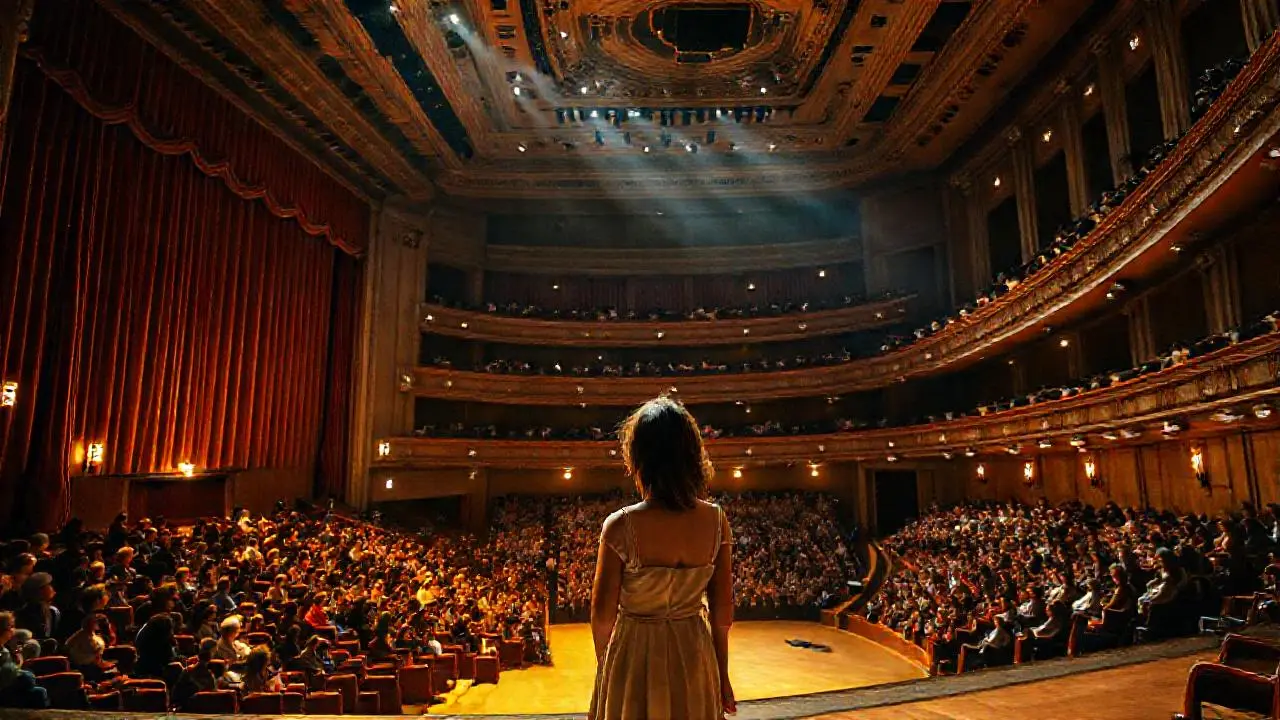 Un teatro imponente, cálido y ligeramente añejo