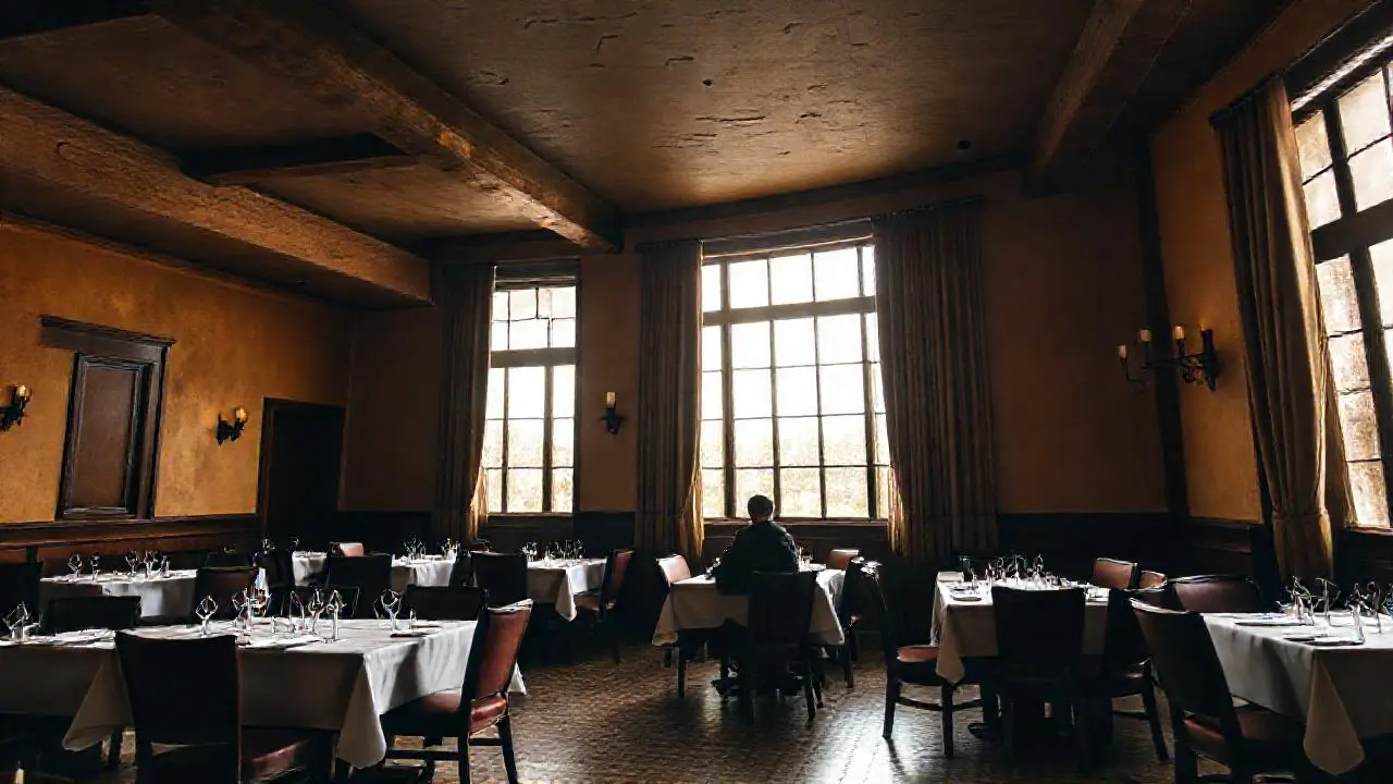 Ambiente clásico, elegante y ligeramente antiguo