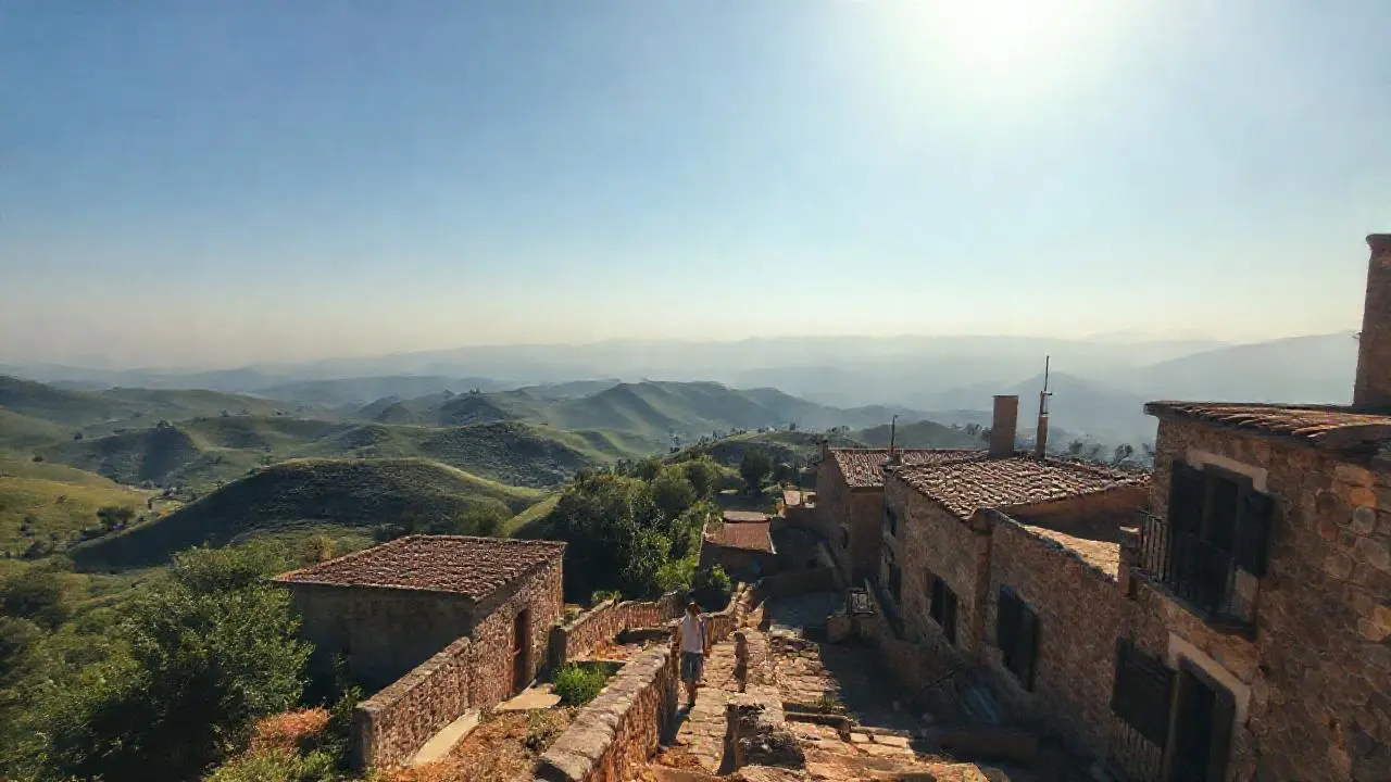 Paisaje rural sereno y vasto