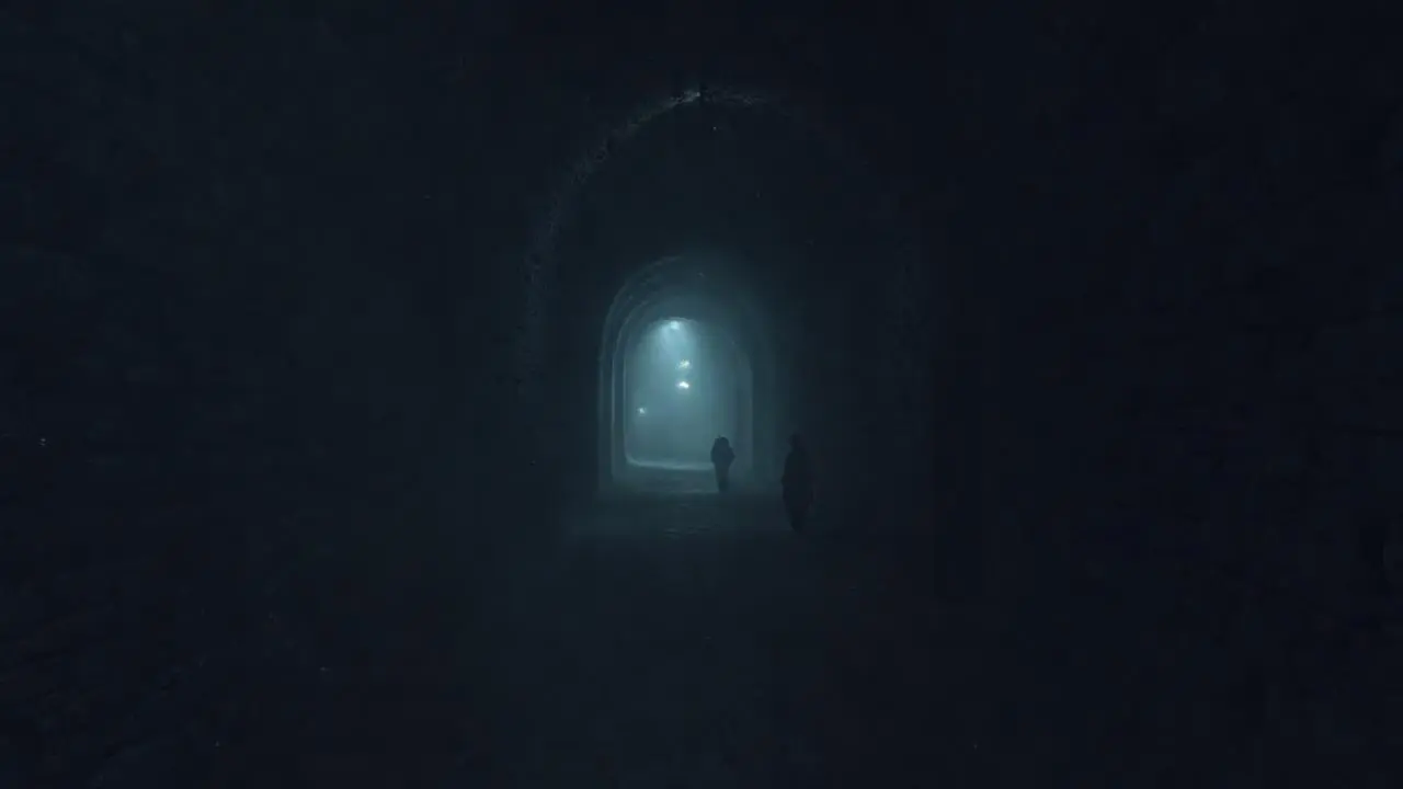 Oscuridad profunda, misterio y vastedad pétrea