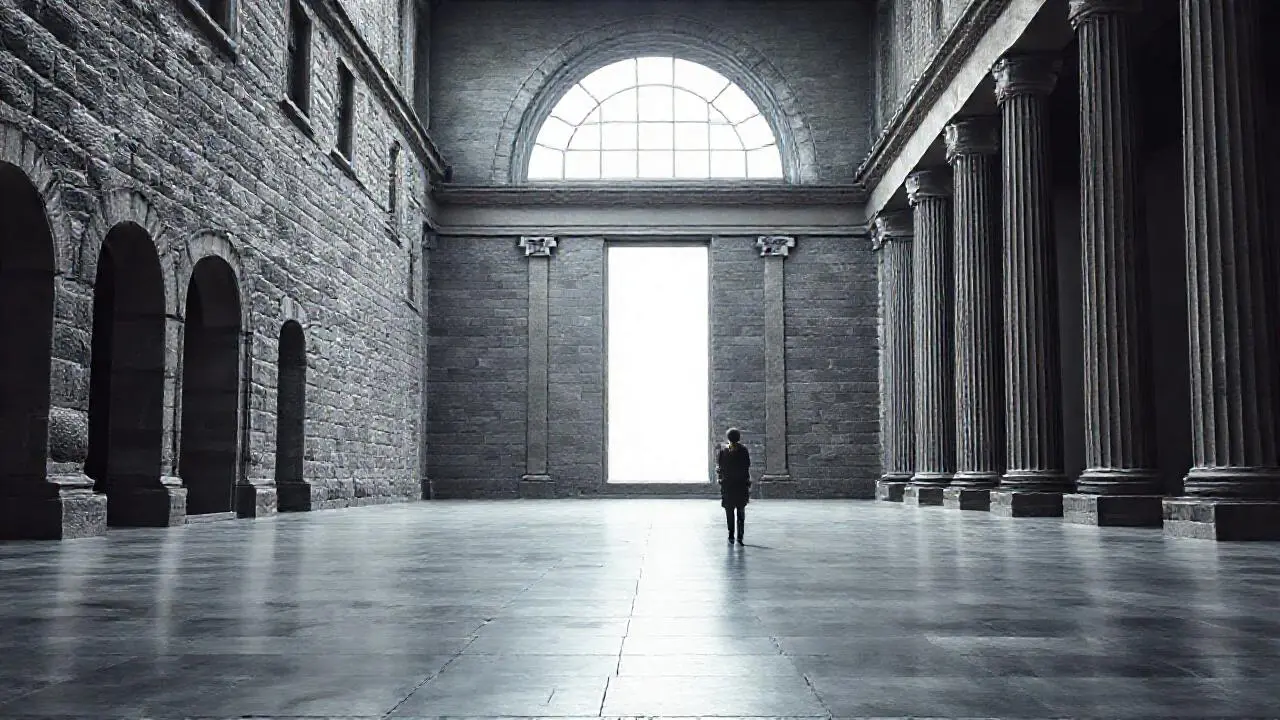 Galería clásica, tranquila y luminosa