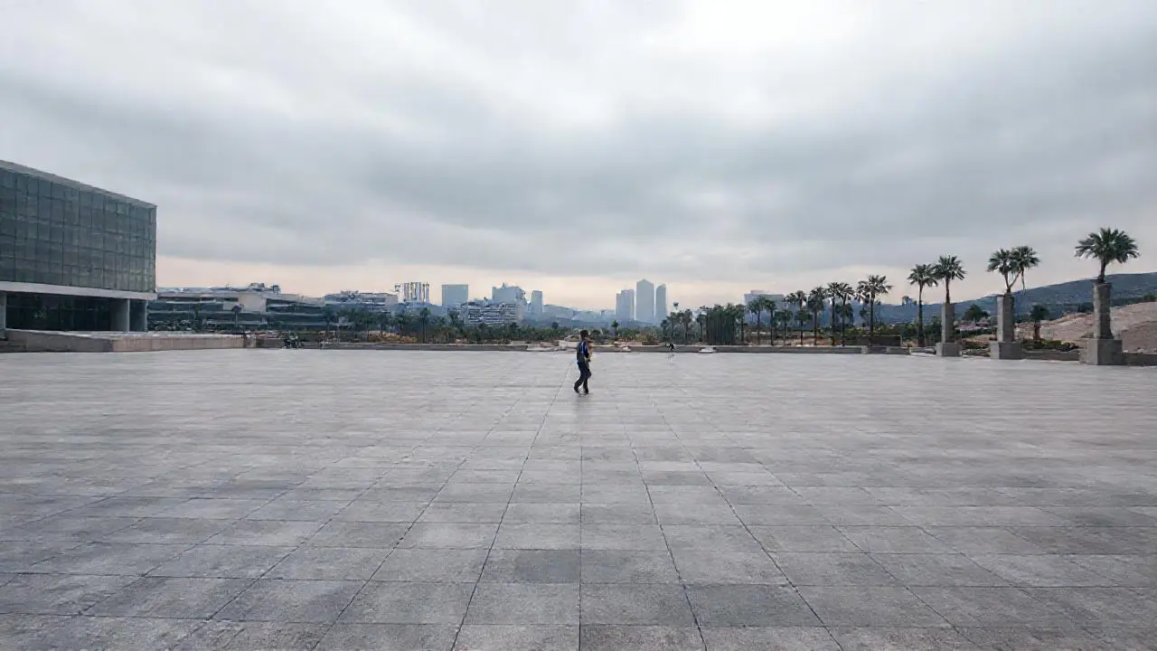 Un espacio urbano amplio, sereno y difuso