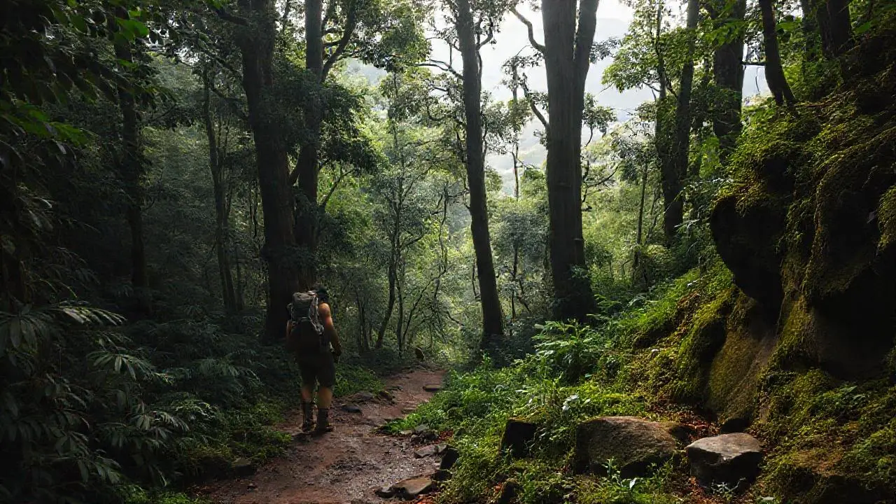 Selva profunda, silenciosa y natural