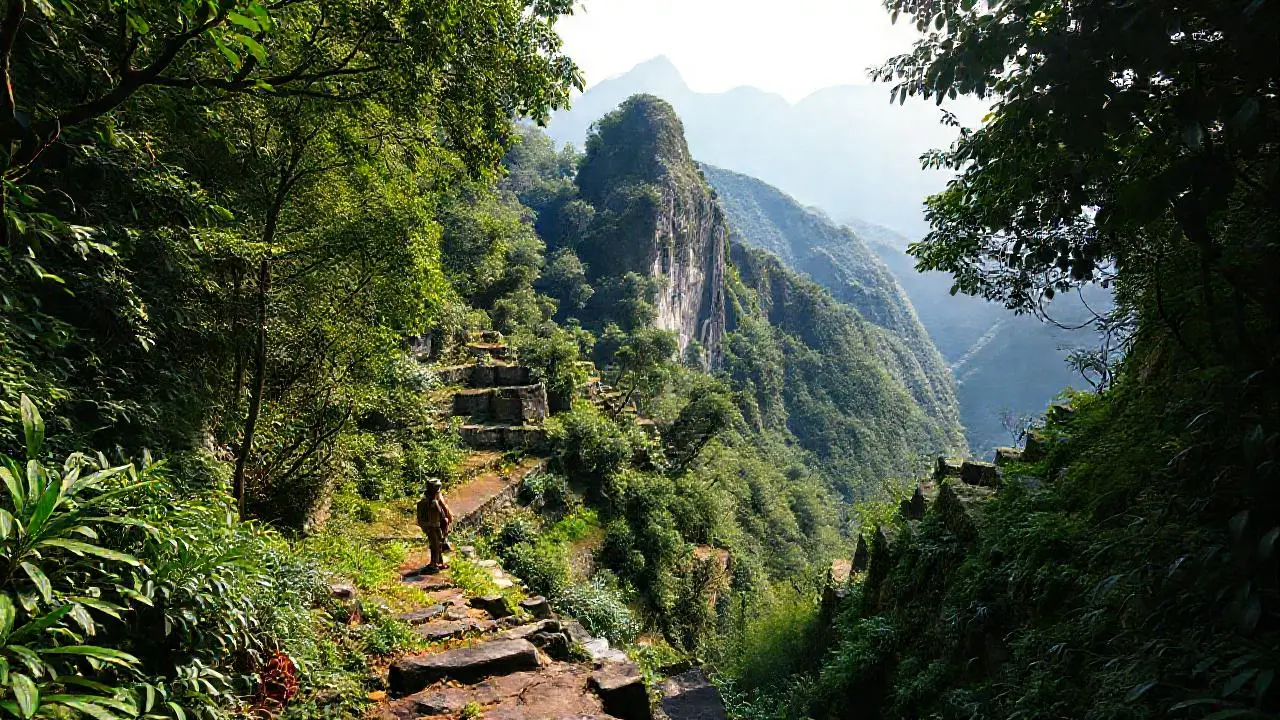 Selva antigua, misteriosa y silenciosa