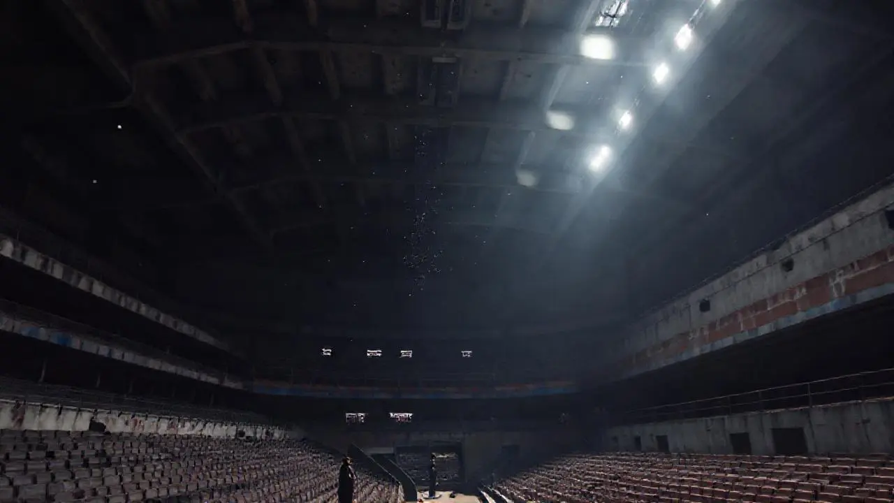 Arena antigua, silenciosa y desolada